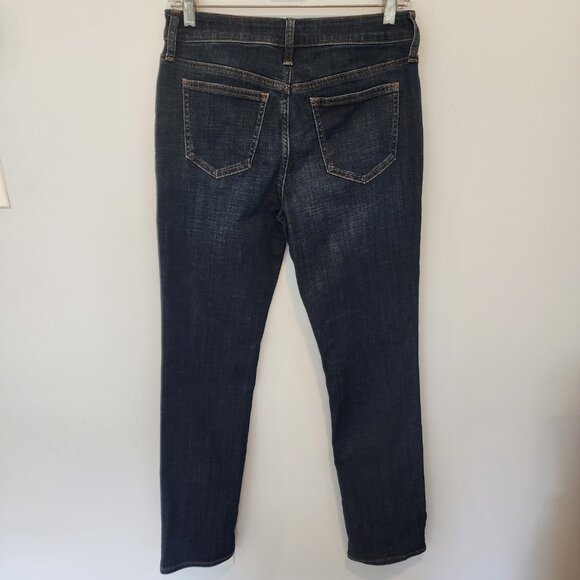 Chico's So Slimming Girlfriend Straight Leg Jeans, Chico's size 00, Like New - Picture 4 of 8